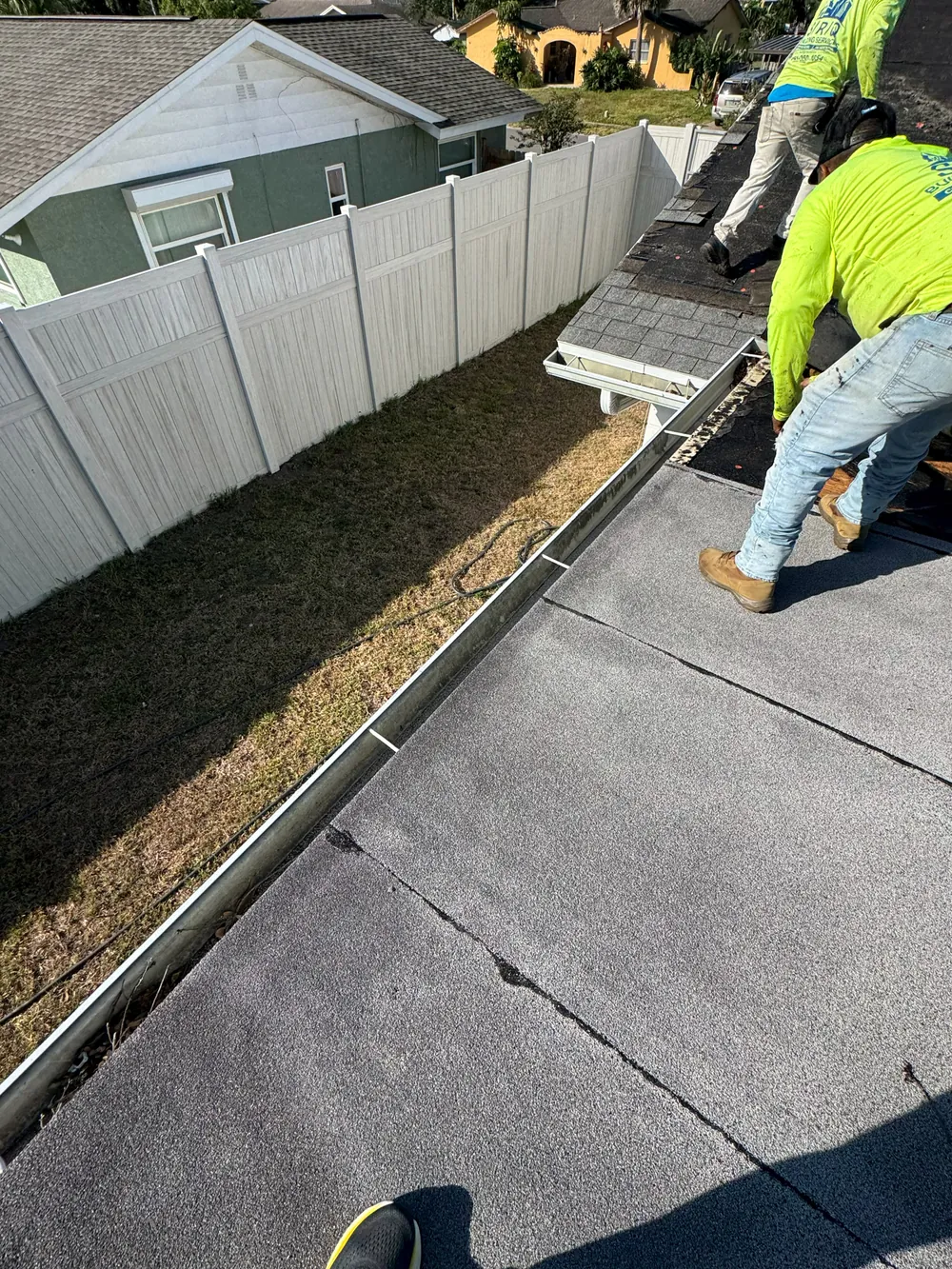 Commercial roof repair workers — SRQ Building Services, Sarasota, FL
